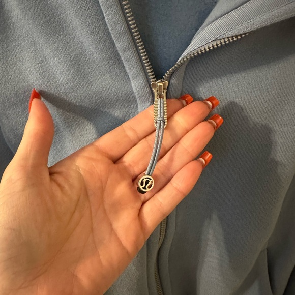 lululemon scuba full-zip hoodie blue willow - Picture 2 of 5